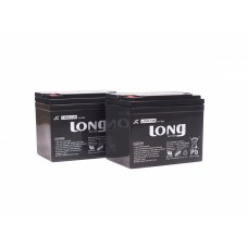 Комплект (2 шт) гелевых аккумуляторных батарей Ortonica 2XLONG 36G Комплект (2 шт) гелевых аккумуляторных батарей Ortonica 2XLONG 36G