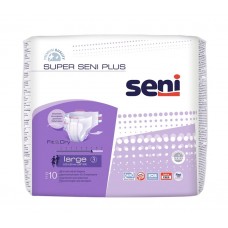 Подгузники для взрослых SUPER SENI PLUS Large по 10 шт. (SE-094-LA10-A02) Подгузники для взрослых SUPER SENI PLUS Large по 10 шт. (SE-094-LA10-A02)