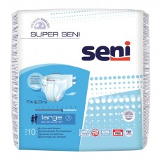 Подгузники для взрослых SUPER SENI Large по 10 шт. (SE-094-LA10-JA1) Подгузники для взрослых SUPER SENI Large по 10 шт. (SE-094-LA10-JA1)