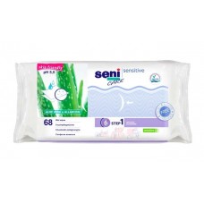 Влажные салфетки для чувствительной кожи Sensitive (Алоэ Вера и Аллантоин) SENI CARE 68 шт. Влажные салфетки для чувствительной кожи Sensitive (Алоэ Вера и Аллантоин) SENI CARE 68 шт.